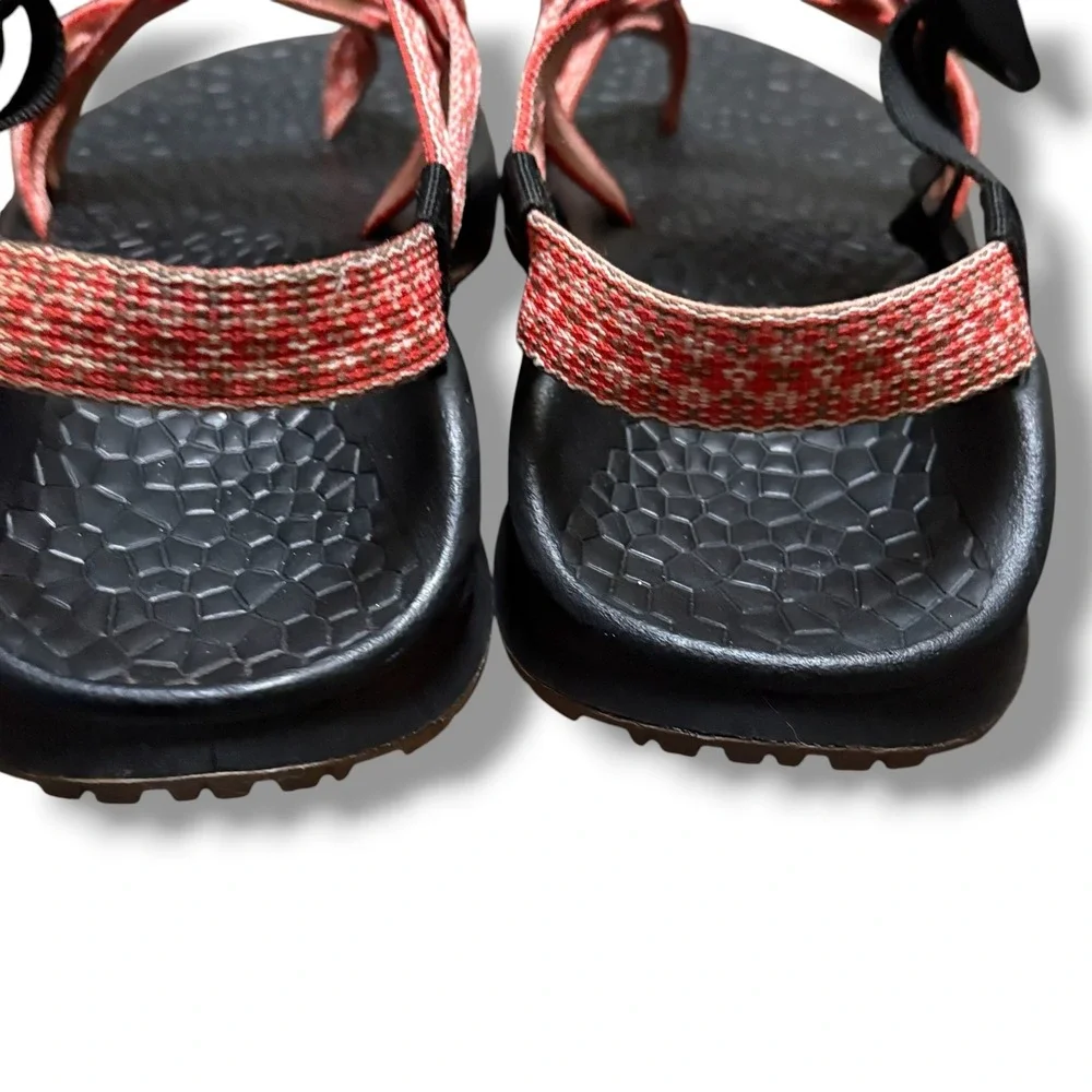 Chaco Updraft EcoTread X2 Sandals Limerick Nectar Red Strappy Women 8 J199366